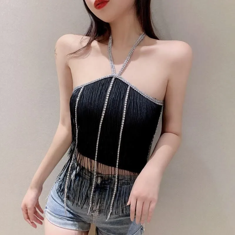 Alexis Bustier Top with Tassels