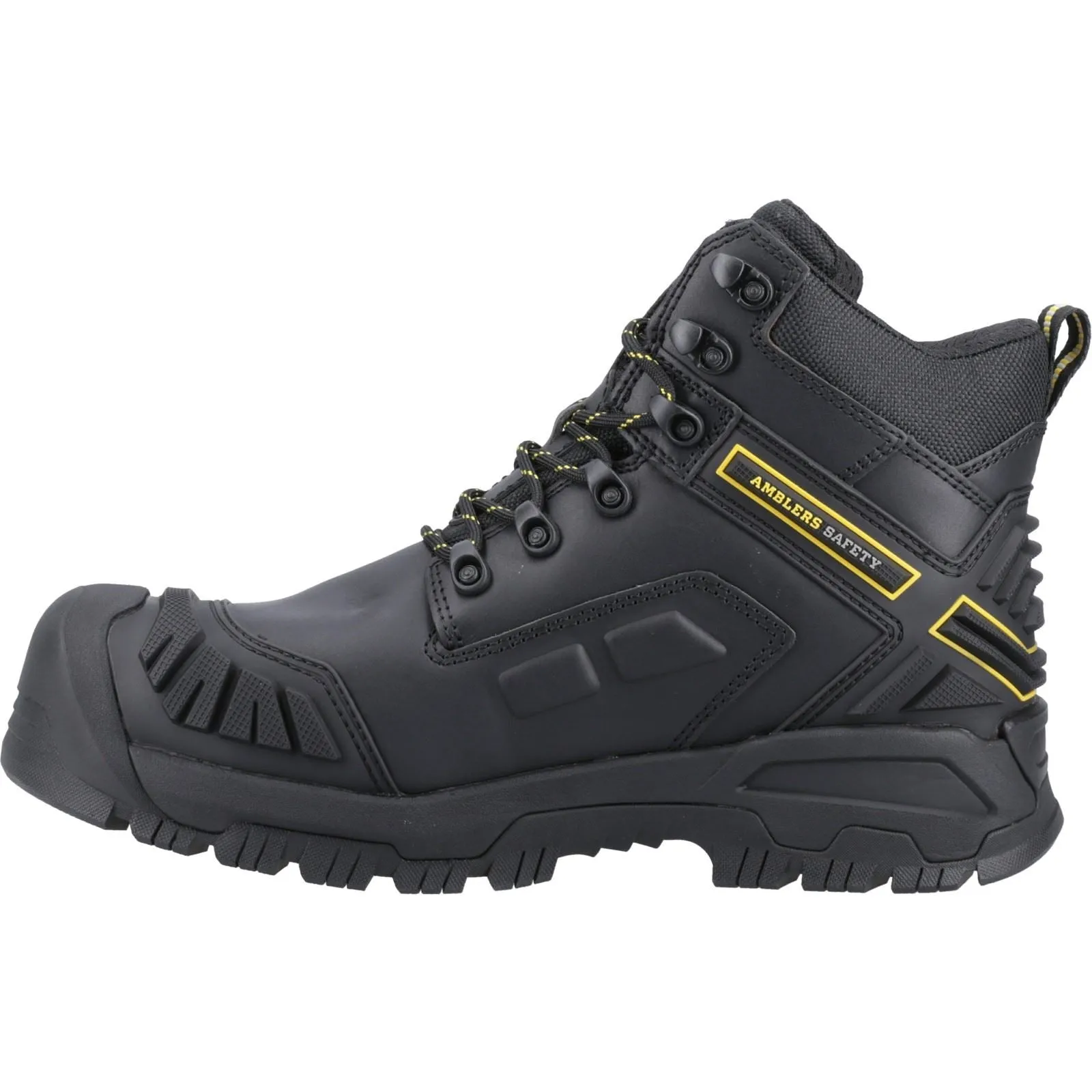 Amblers Men Boots - AS962C Flare Safety Boot in Black, 6-13
