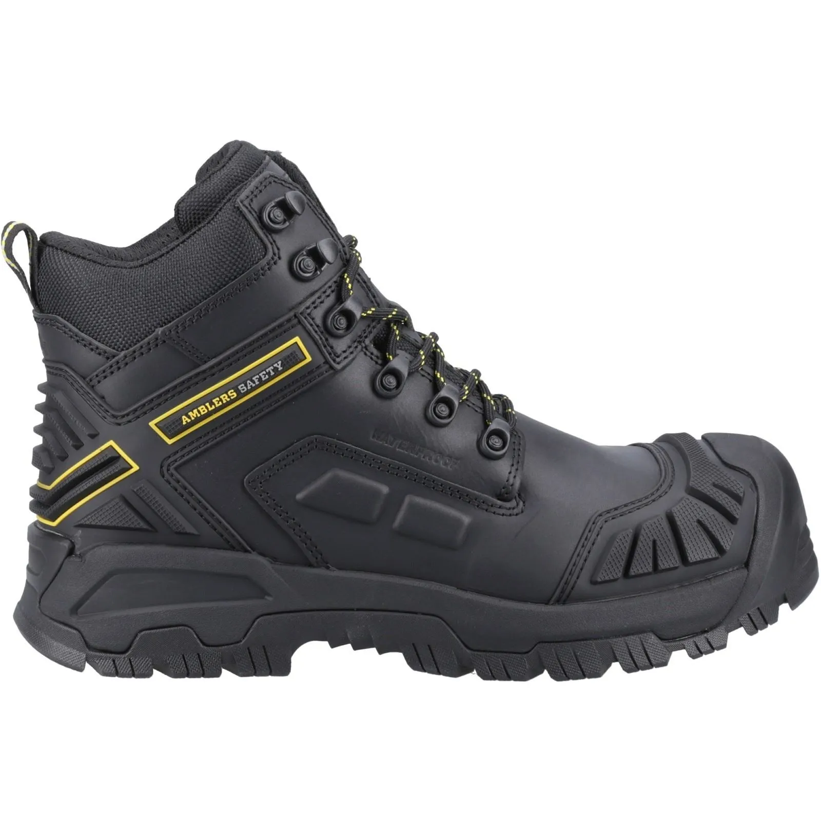 Amblers Men Boots - AS962C Flare Safety Boot in Black, 6-13