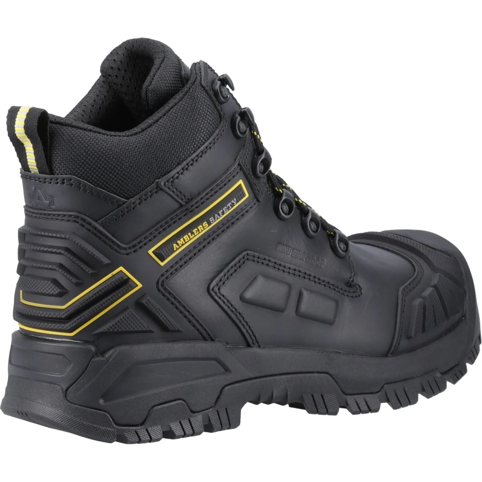 Amblers Men Boots - AS962C Flare Safety Boot in Black, 6-13