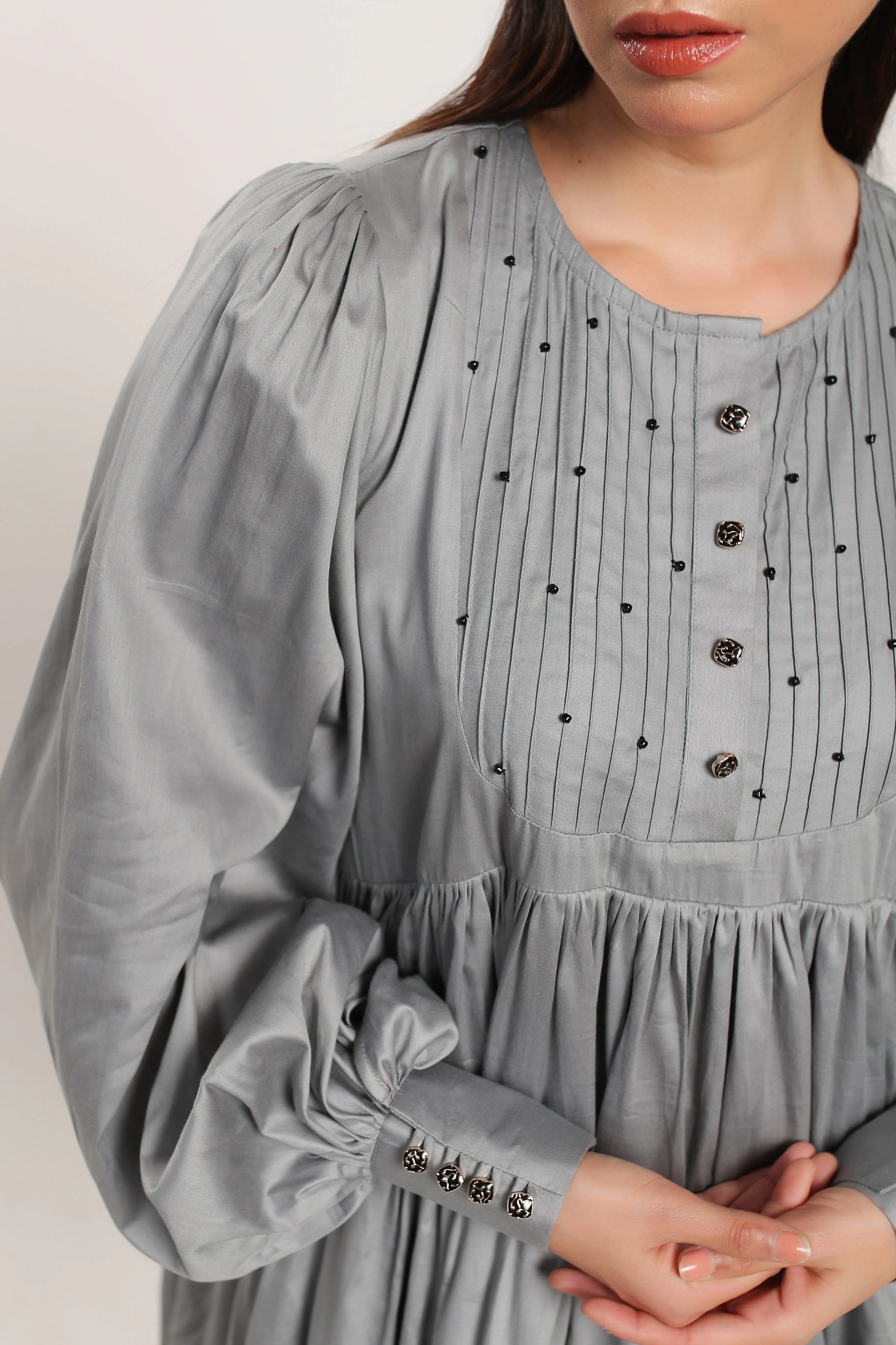AMELIA SMOCK DRESS