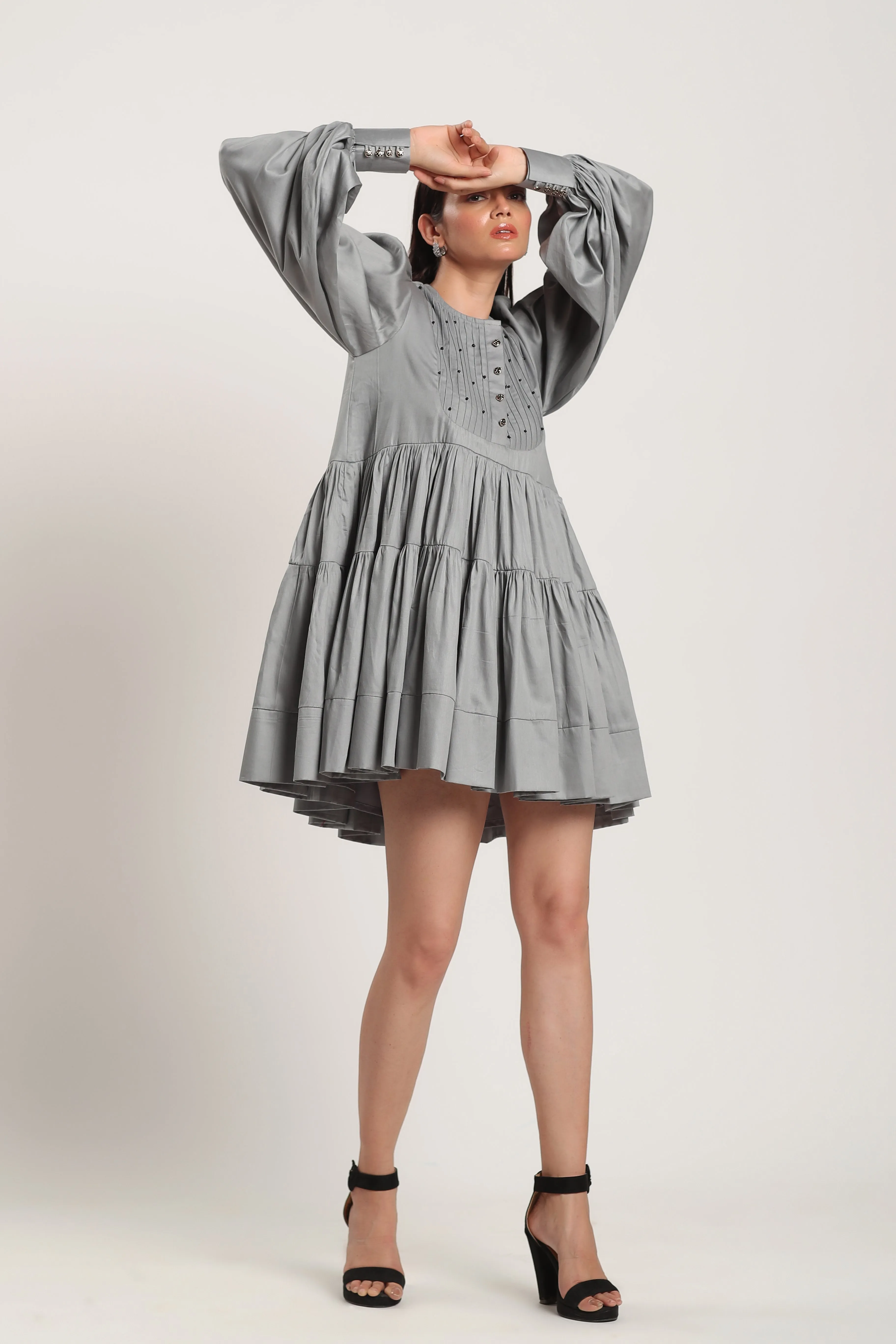 AMELIA SMOCK DRESS