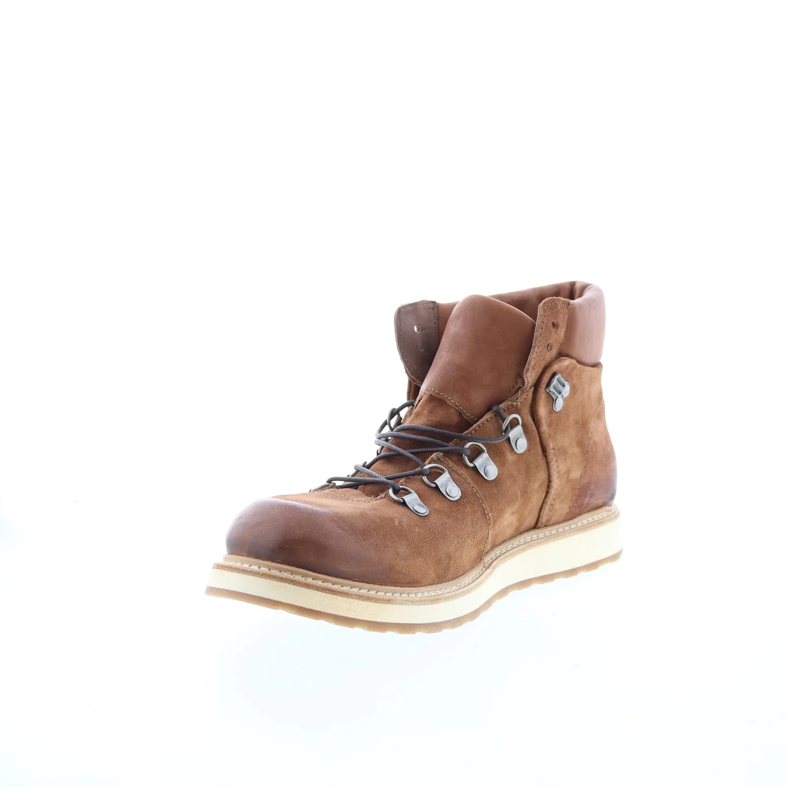 A.S. 98 Cannon Mens Brown Leather Lace Up Casual Dress Boots