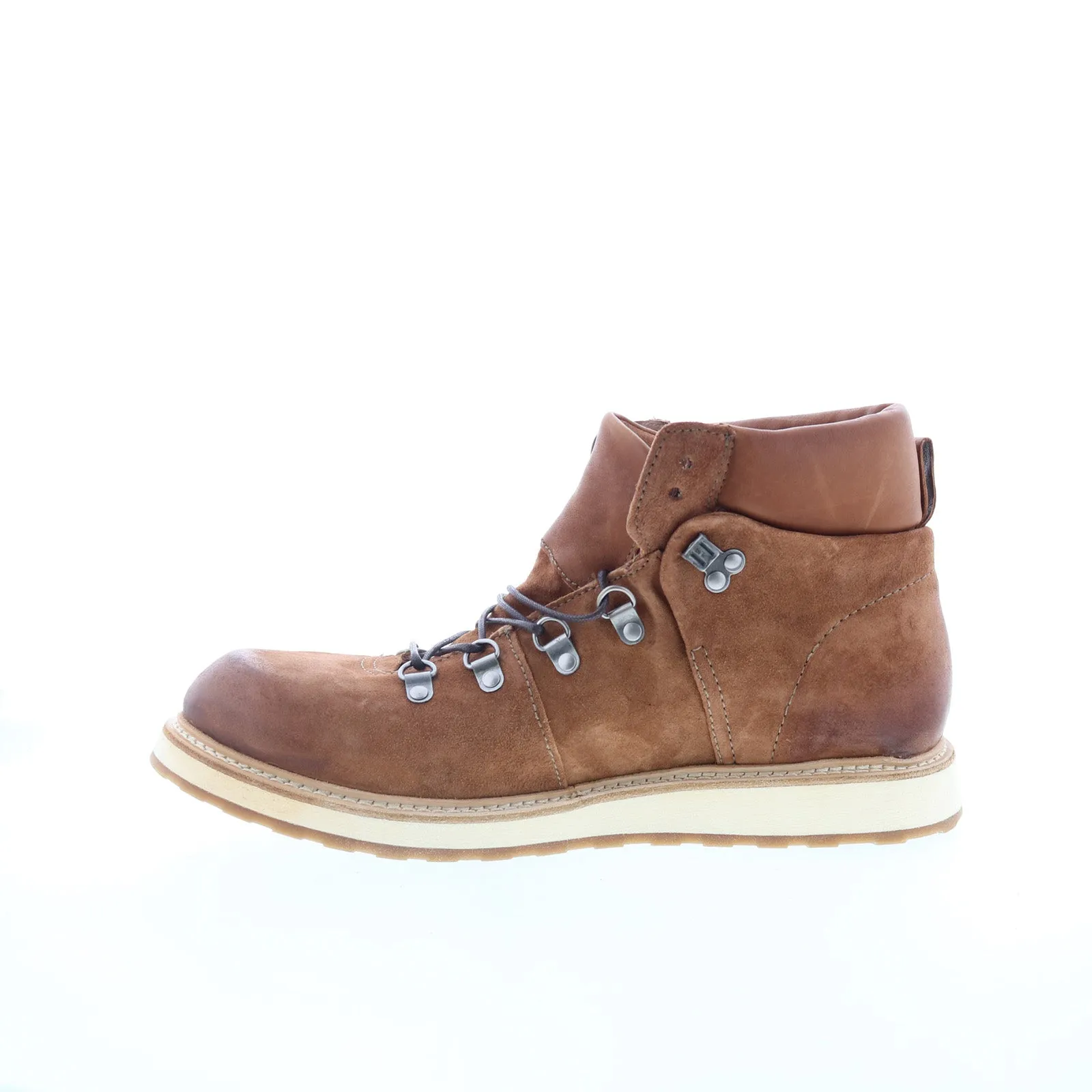 A.S. 98 Cannon Mens Brown Leather Lace Up Casual Dress Boots