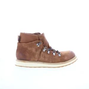 A.S. 98 Cannon Mens Brown Leather Lace Up Casual Dress Boots