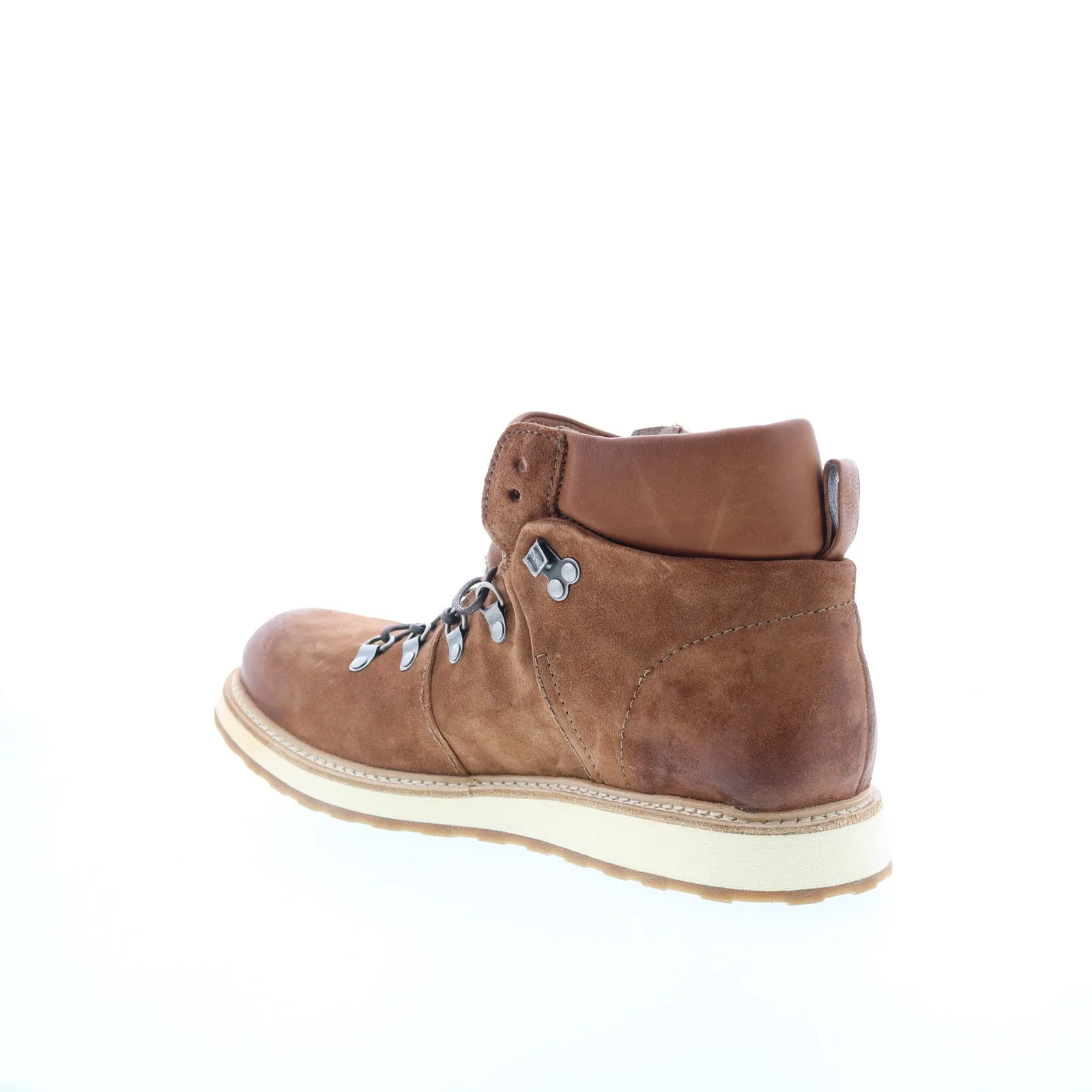A.S. 98 Cannon Mens Brown Leather Lace Up Casual Dress Boots