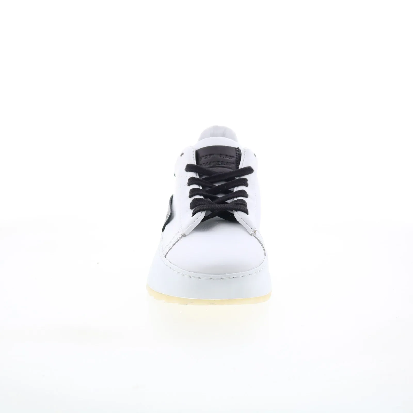 A.S. 98 Hannie Womens White Leather Lace Up Lifestyle Sneakers Shoes