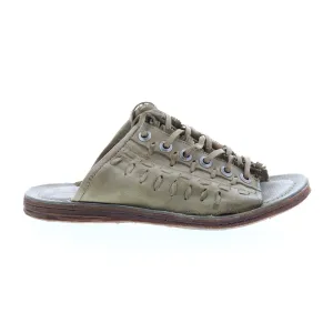 A.S. 98 Regis A16032-101 Womens Green Leather Sandals Shoes