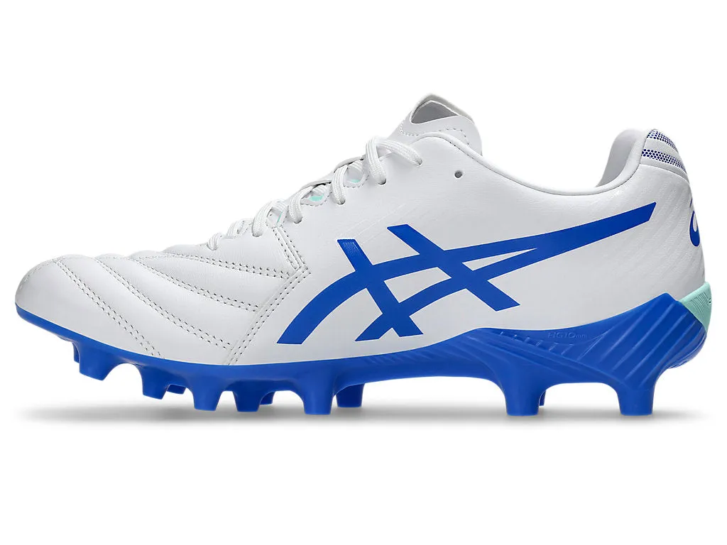 ASICS MEN'S LETHAL FLASH IT FF 3 WHITE/BLUE FOOTBALL SHOES