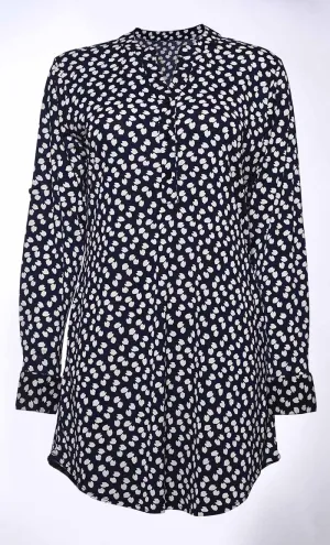 Basic Tunic with Front Placket and Pockets