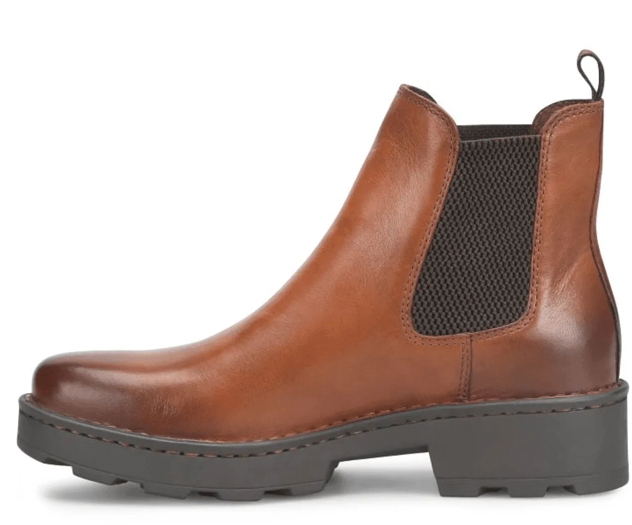 Born Women's Verona Brown Leather Chelsea Boot Ankle Boot BR0050306