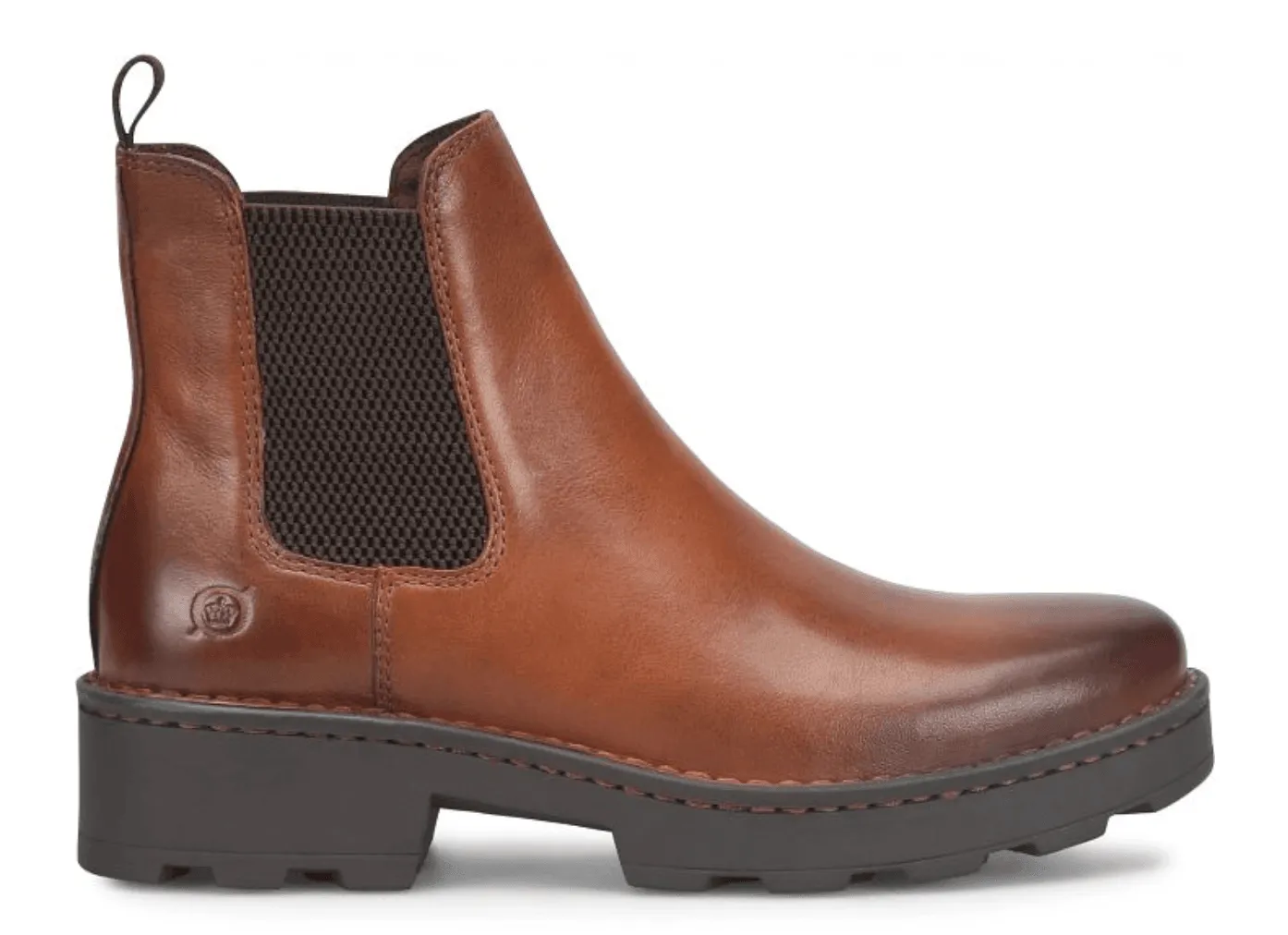 Born Women's Verona Brown Leather Chelsea Boot Ankle Boot BR0050306