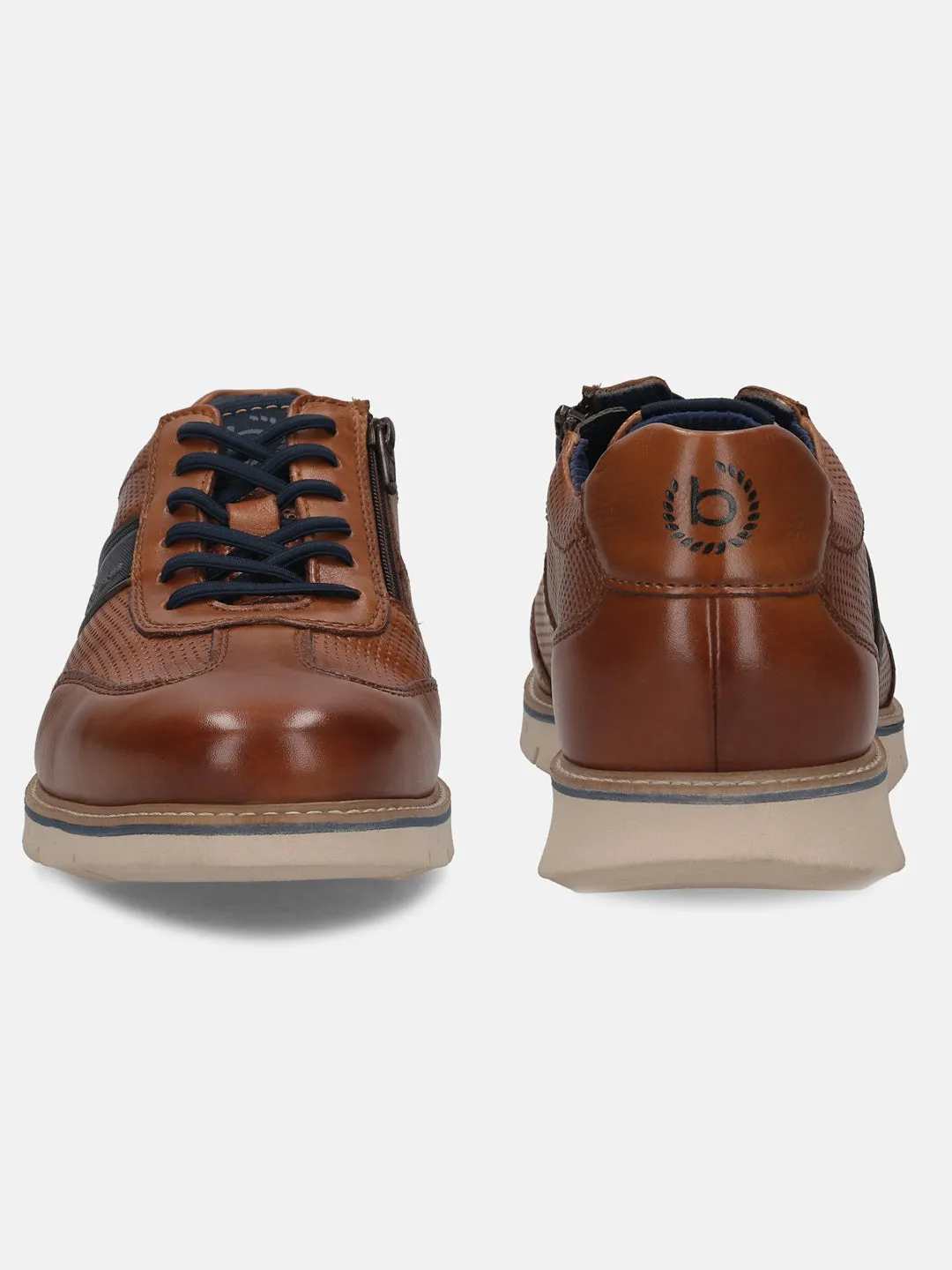 Bugatti Cognac Premium Leather Sneaker