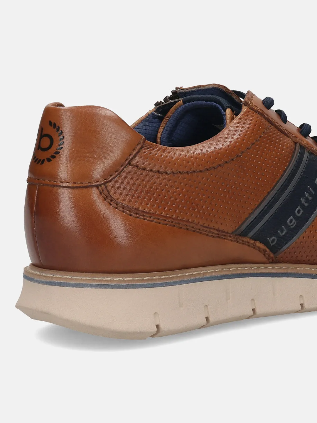 Bugatti Cognac Premium Leather Sneaker