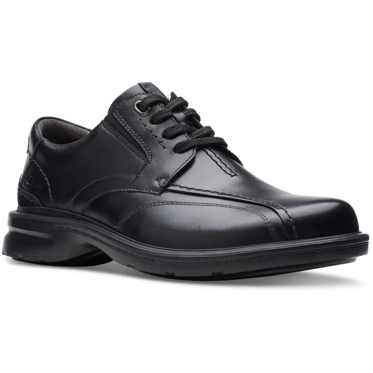 Clarks Mens GESSLER LACE Leather Lace Derby Shoes