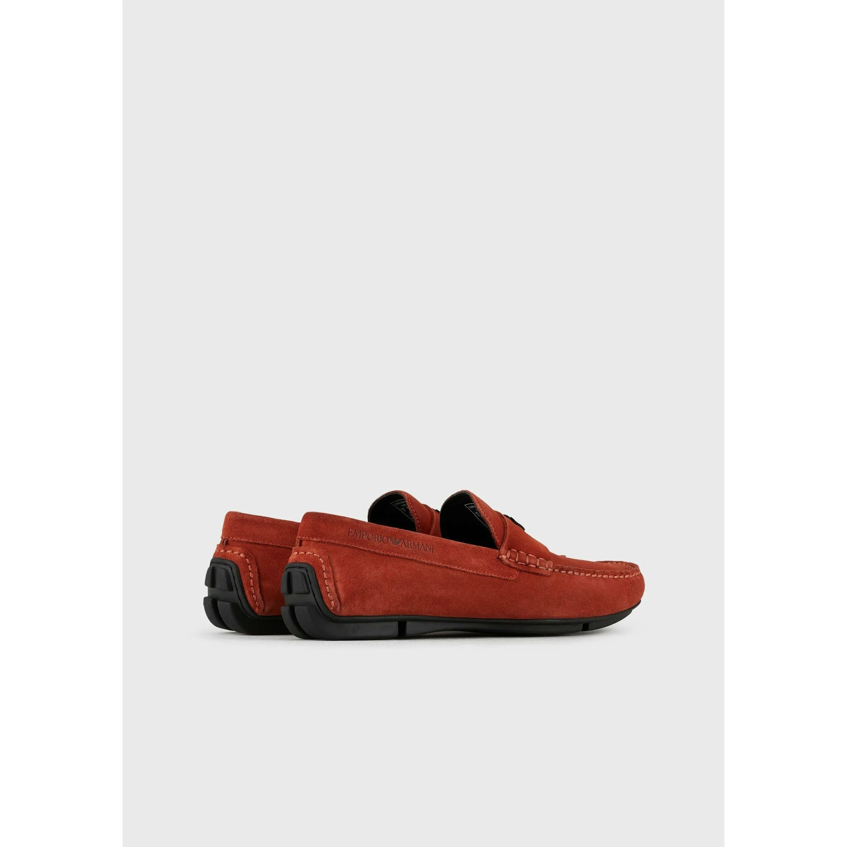 DRIVING LOAFERS IN SUEDE WITH LOGO