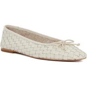 Dune Heat Ballerinas Ecru