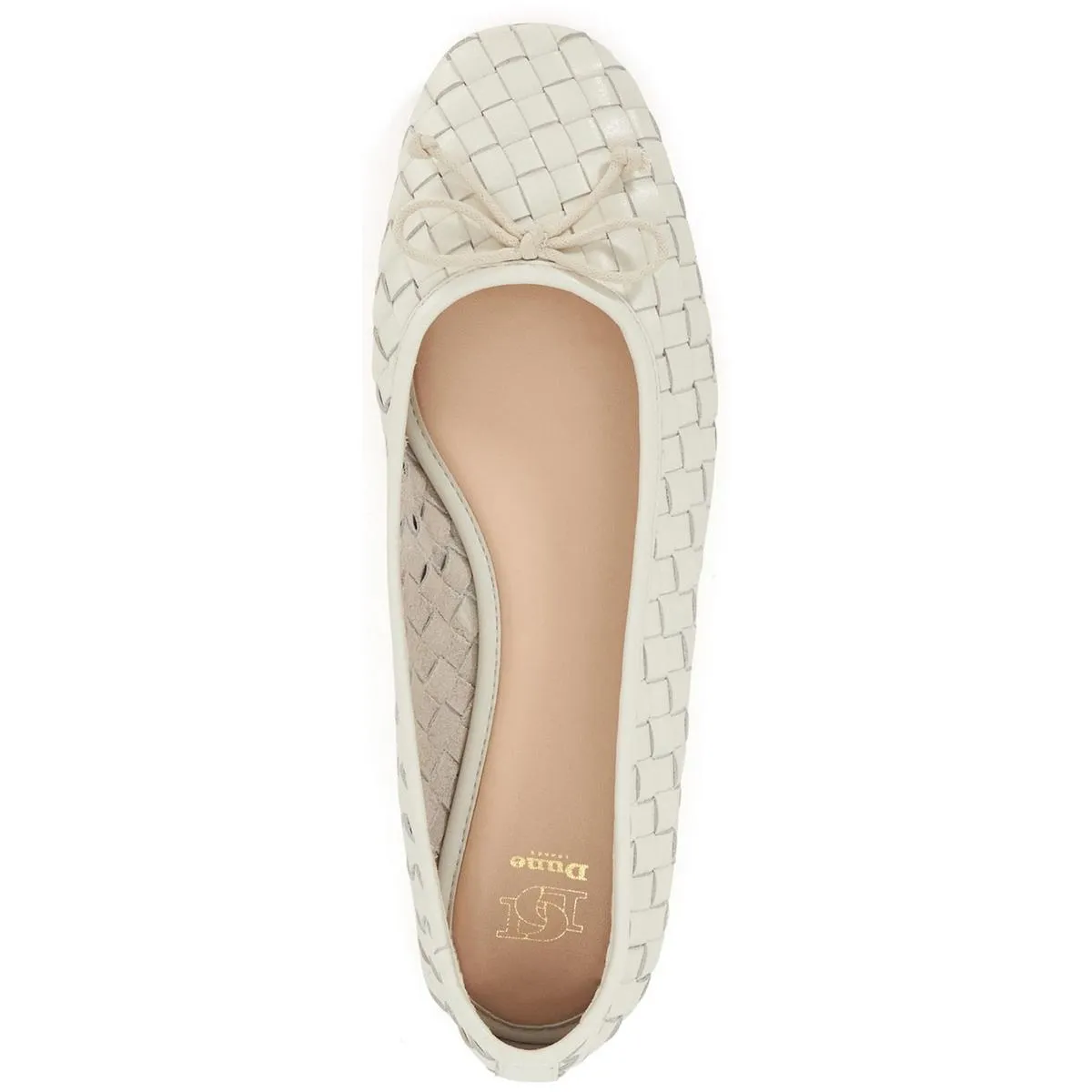 Dune Heat Ballerinas Ecru