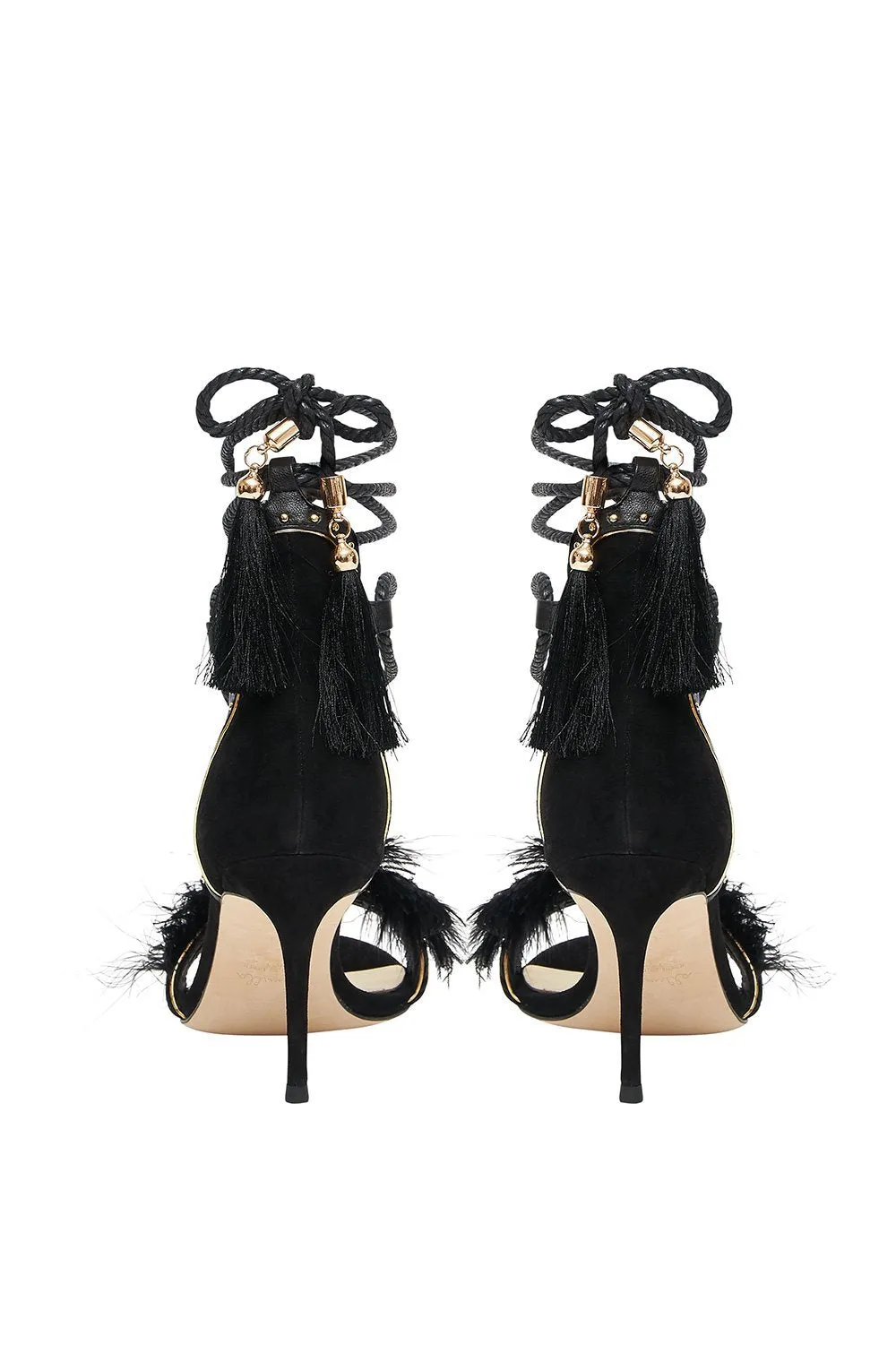 FEATHER HEEL BLACK