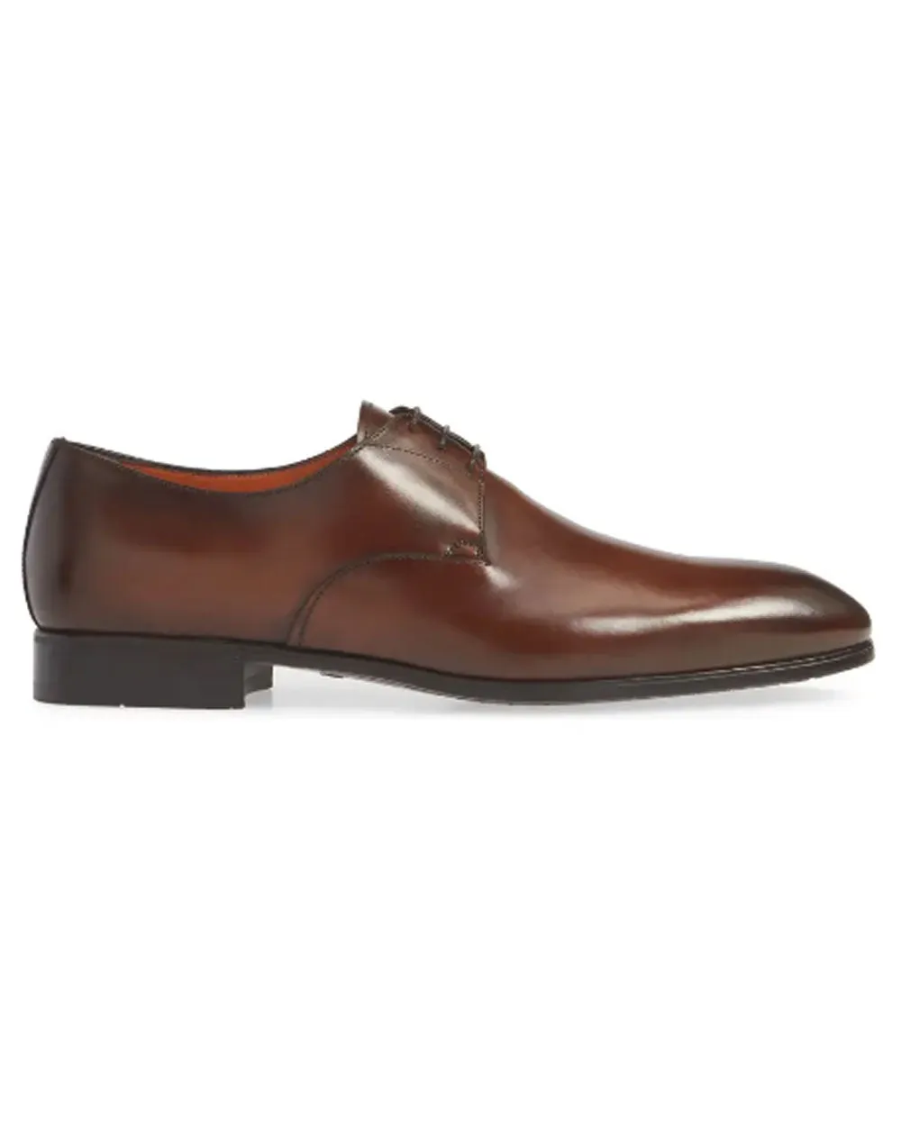 Induct Plain Derby Shoe in Brown