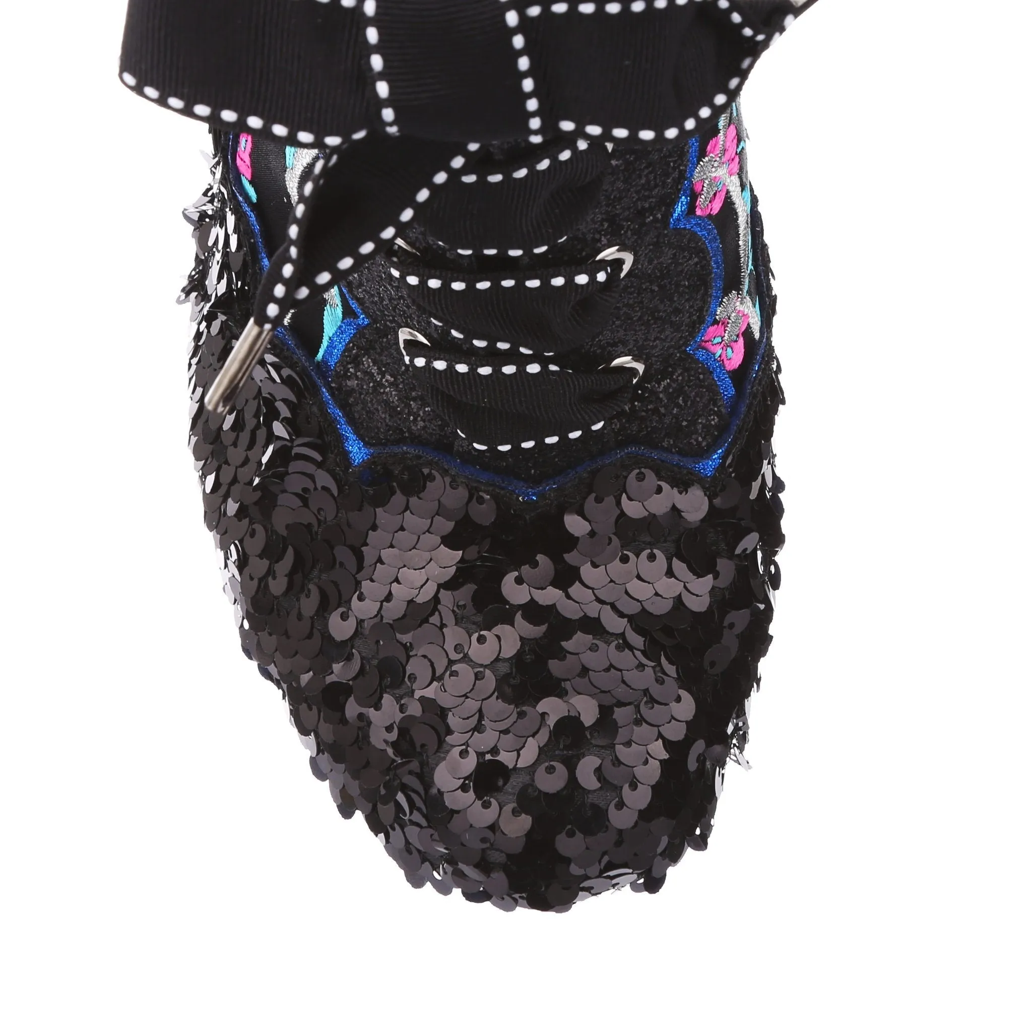 Irregular Choice Womens Chinese Whispers Heeled Ankle Boot - Black