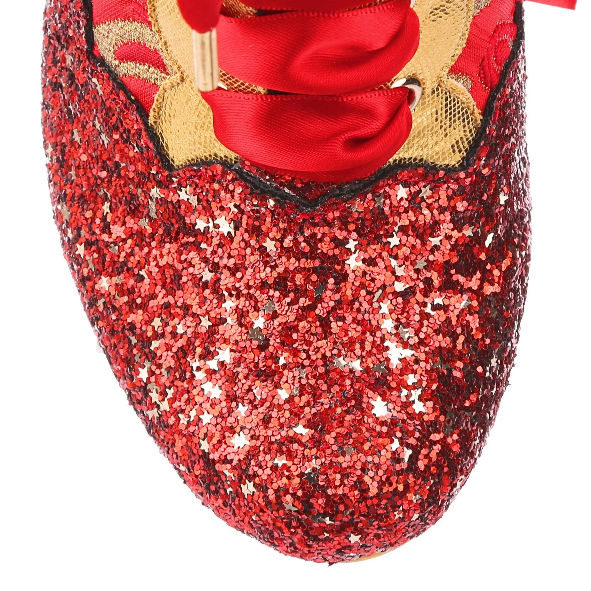 Irregular Choice Womens Fancy a Cuppa Heeled Ankle Boot - Red