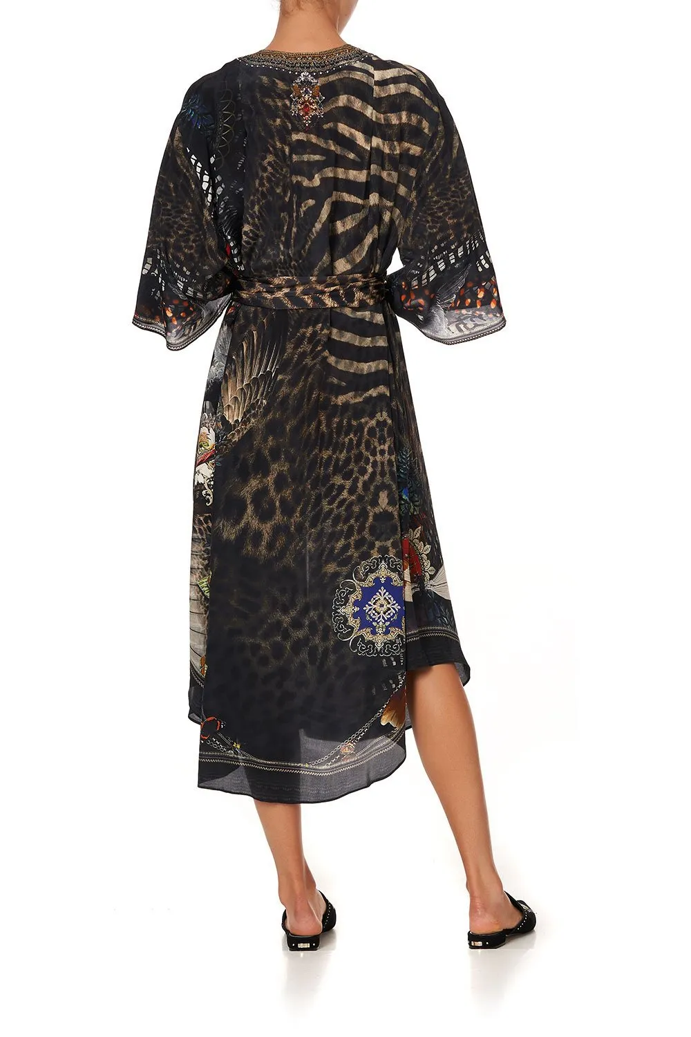 LOOSE BUTTON THROUGH DRESS TREASURE CHASER