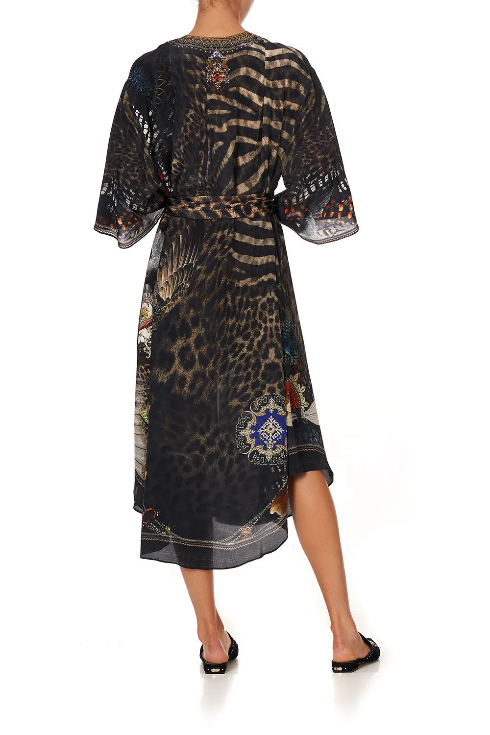 LOOSE BUTTON THROUGH DRESS TREASURE CHASER