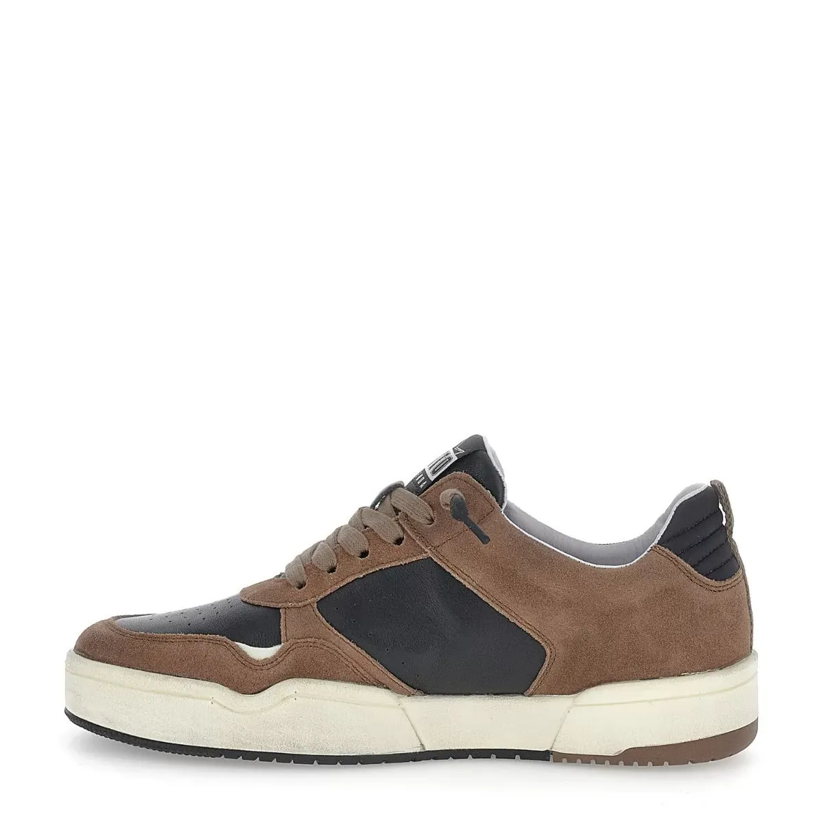 Lotto - Sneakers Hoop Stars Suede Caribou Brown All Black - 220327 - CARIBOU/BROWN/ALL/BLACK