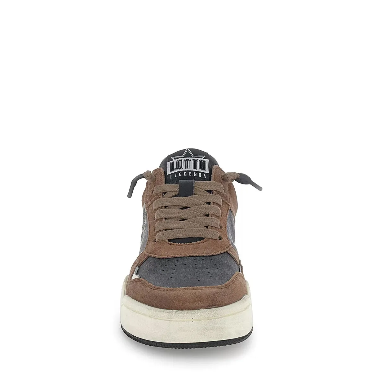 Lotto - Sneakers Hoop Stars Suede Caribou Brown All Black - 220327 - CARIBOU/BROWN/ALL/BLACK