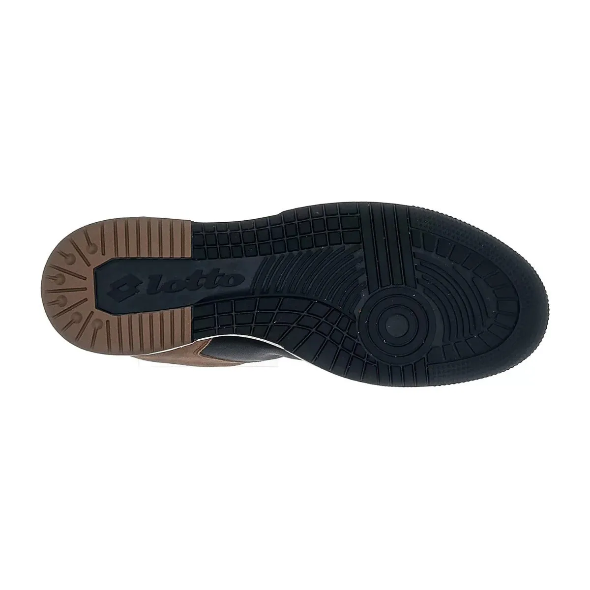Lotto - Sneakers Hoop Stars Suede Caribou Brown All Black - 220327 - CARIBOU/BROWN/ALL/BLACK