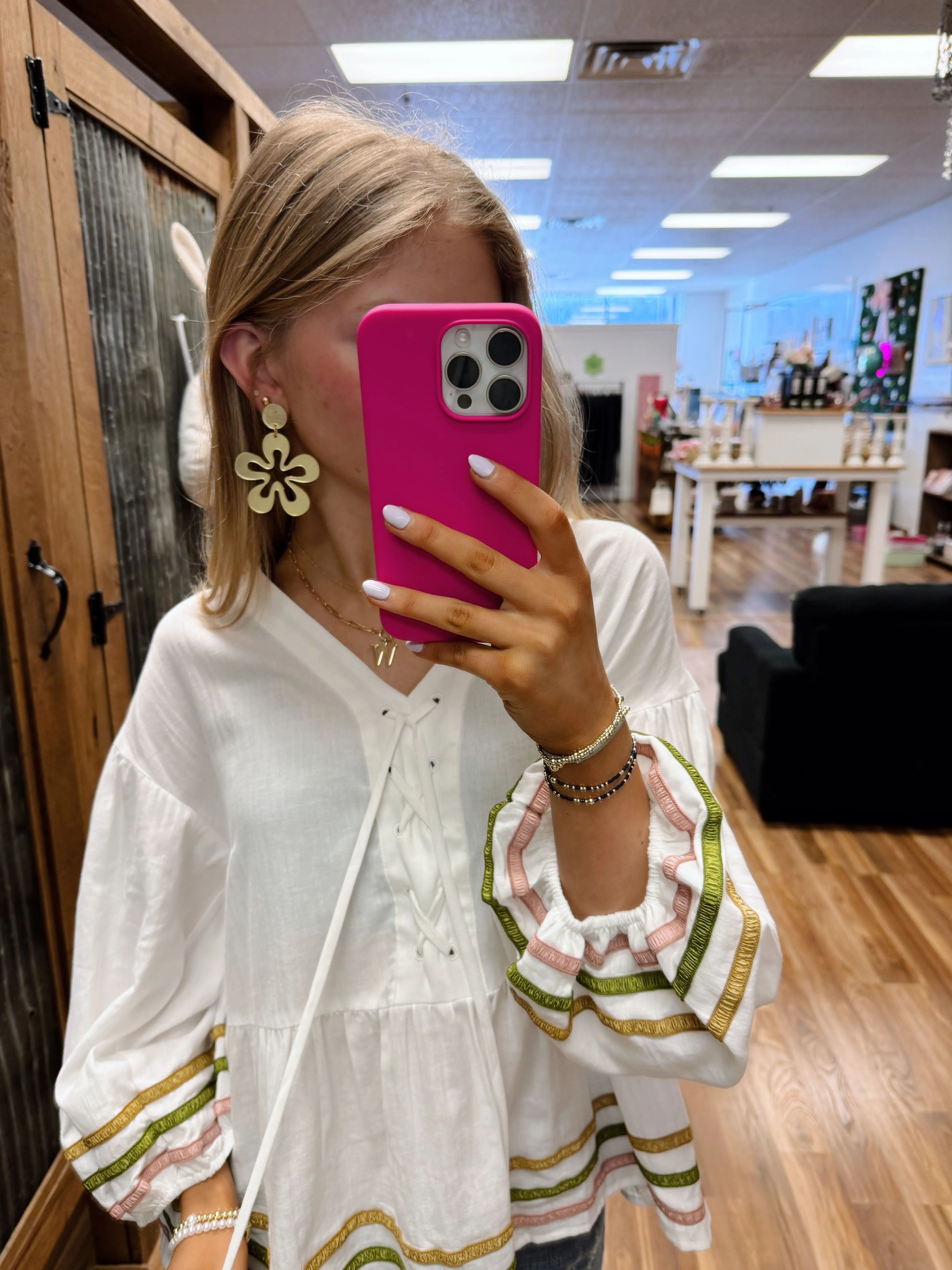 Marie Tassel Blouse