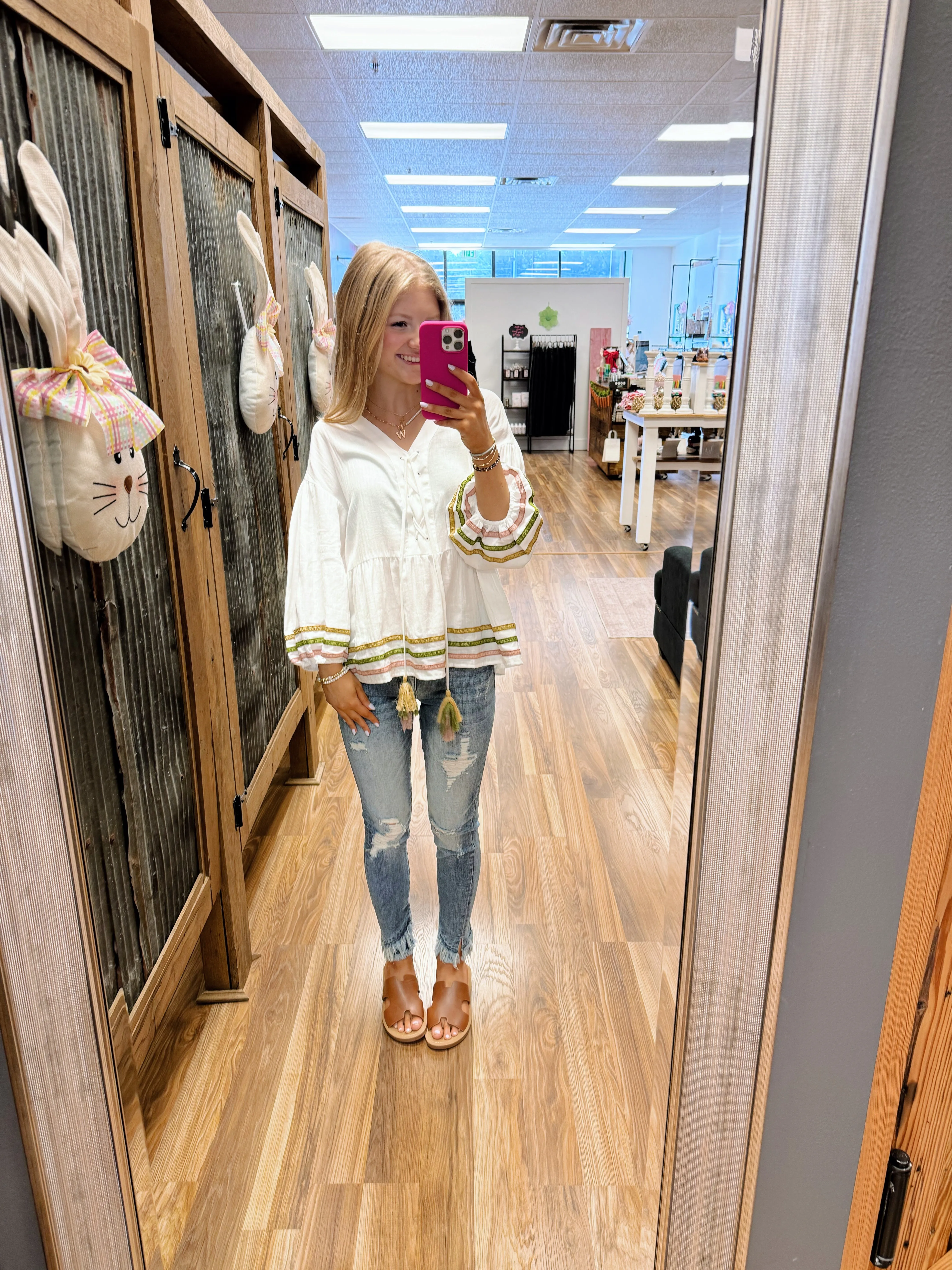 Marie Tassel Blouse