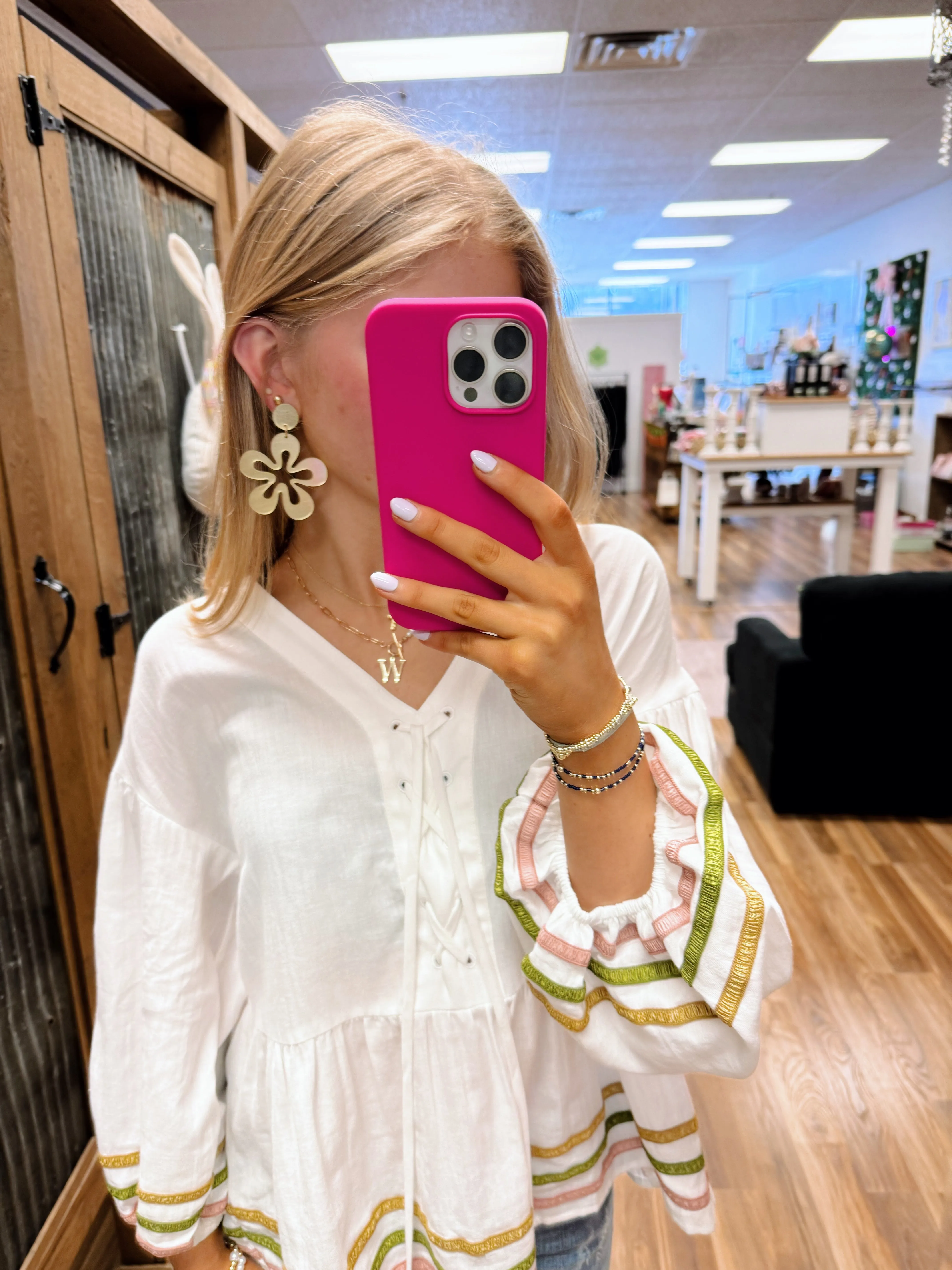 Marie Tassel Blouse