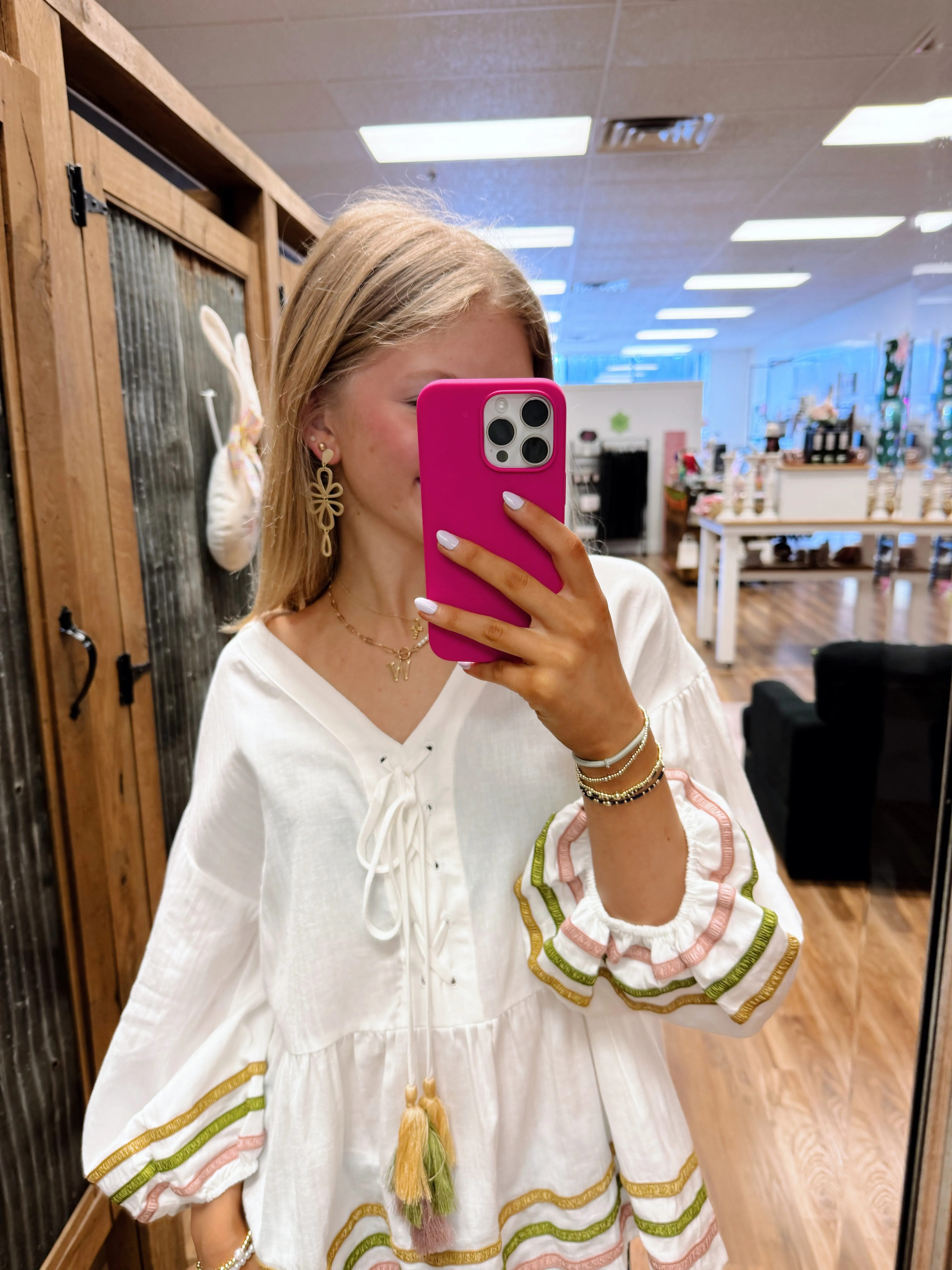 Marie Tassel Blouse