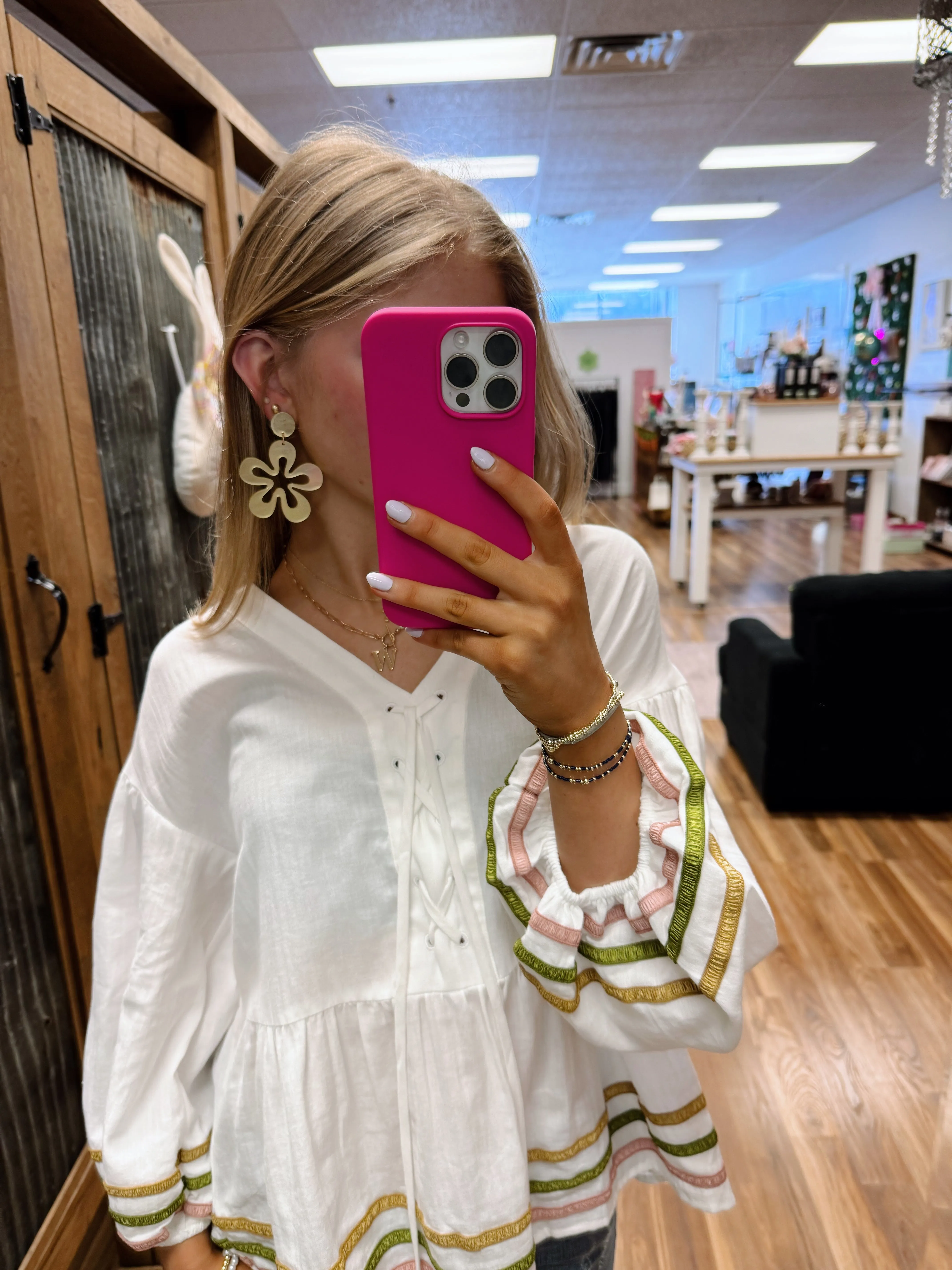 Marie Tassel Blouse