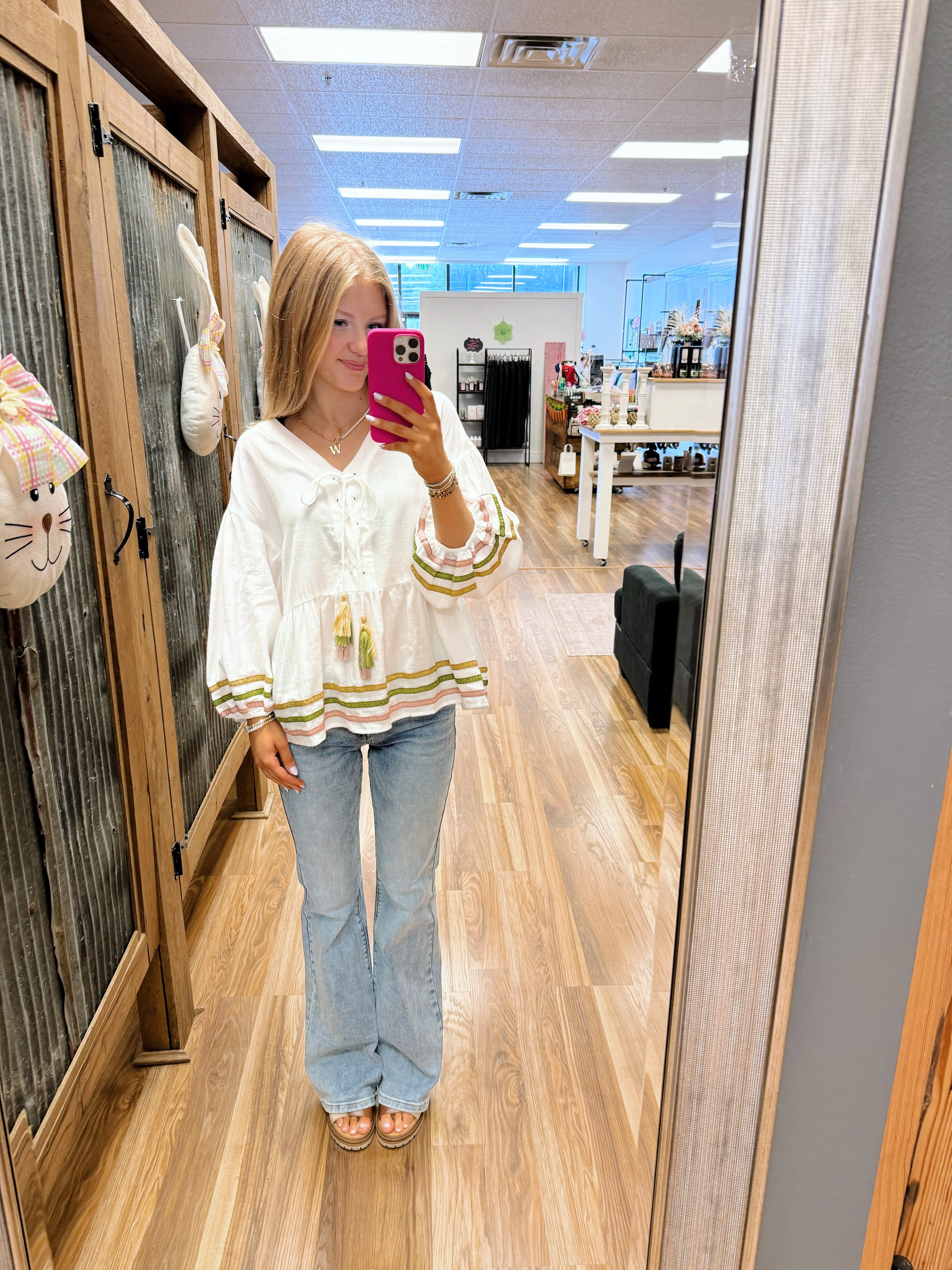 Marie Tassel Blouse