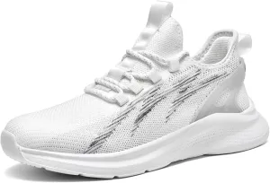 Men's Athletic Running Shoes Lightweight Mesh Jogging Walking Shoes Workout Trail Sneakers Shoes for Men