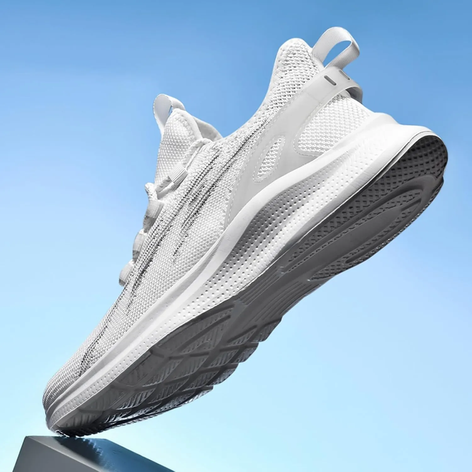Men's Athletic Running Shoes Lightweight Mesh Jogging Walking Shoes Workout Trail Sneakers Shoes for Men