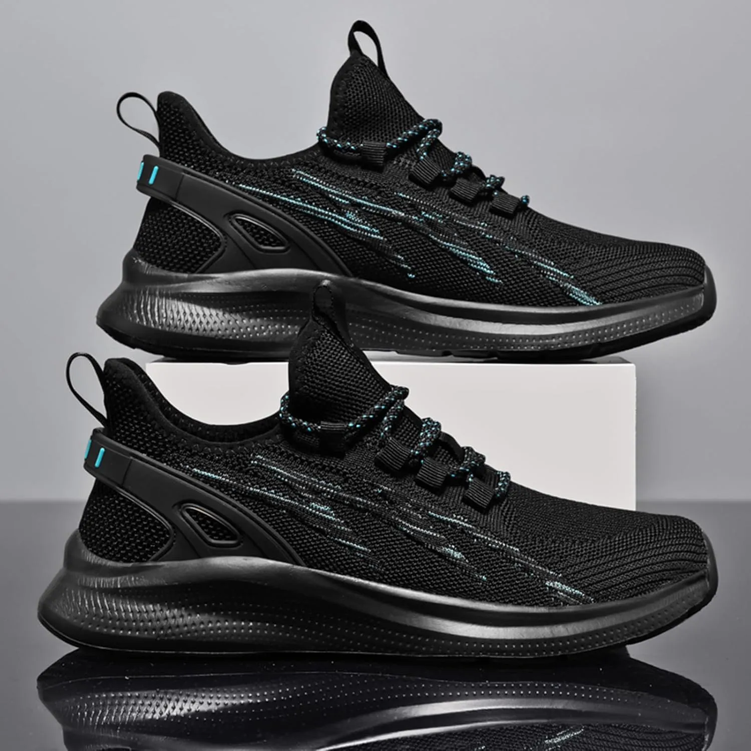 Men's Athletic Running Shoes Lightweight Mesh Jogging Walking Shoes Workout Trail Sneakers Shoes for Men
