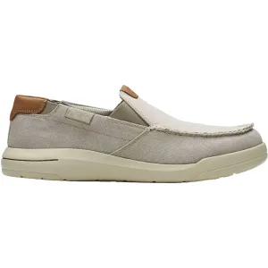 Men's Clarks Cloudsteppers Driftlite Step Light Grey Combi Synthetic