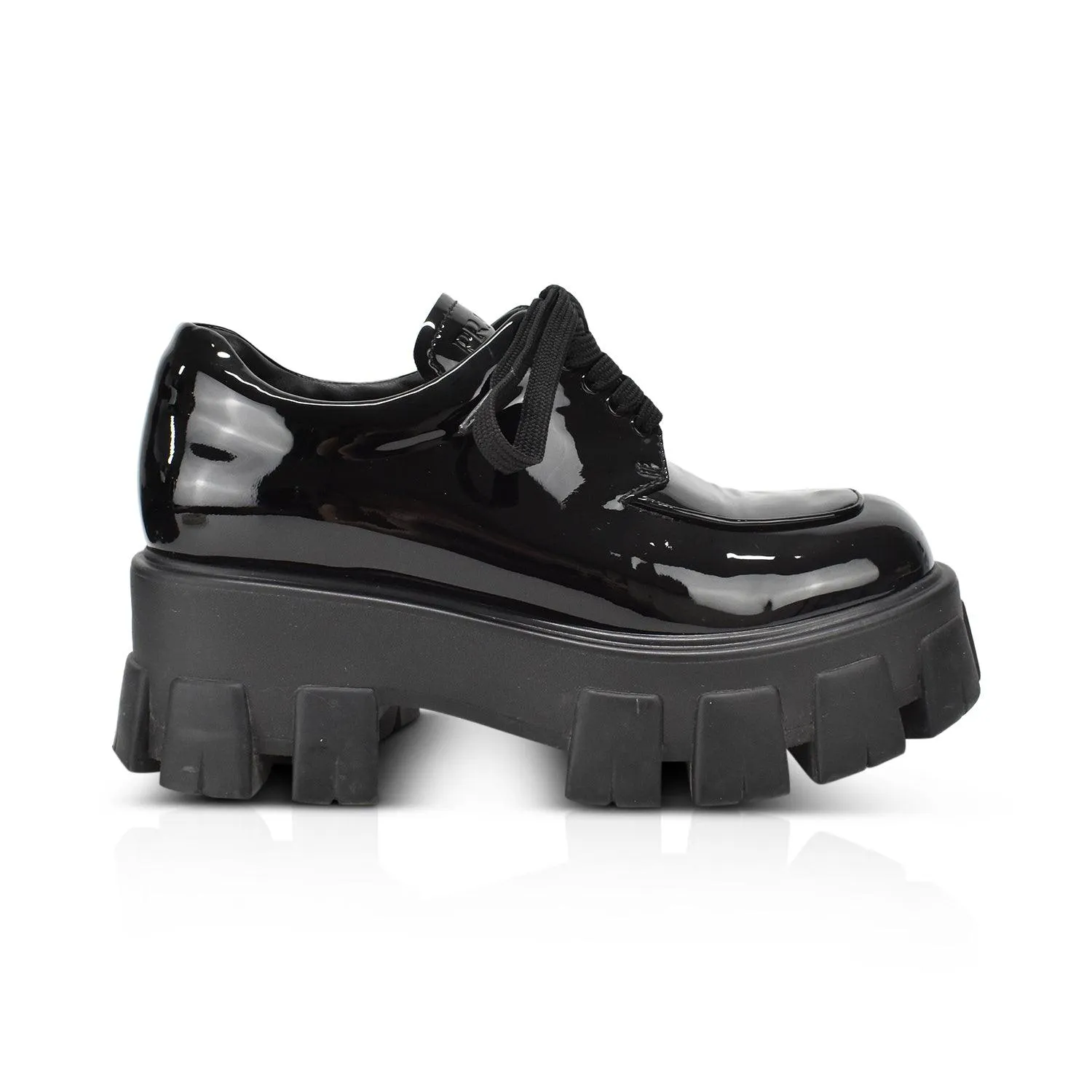 Prada 'Monolith' Derby Shoes - Women's 35
