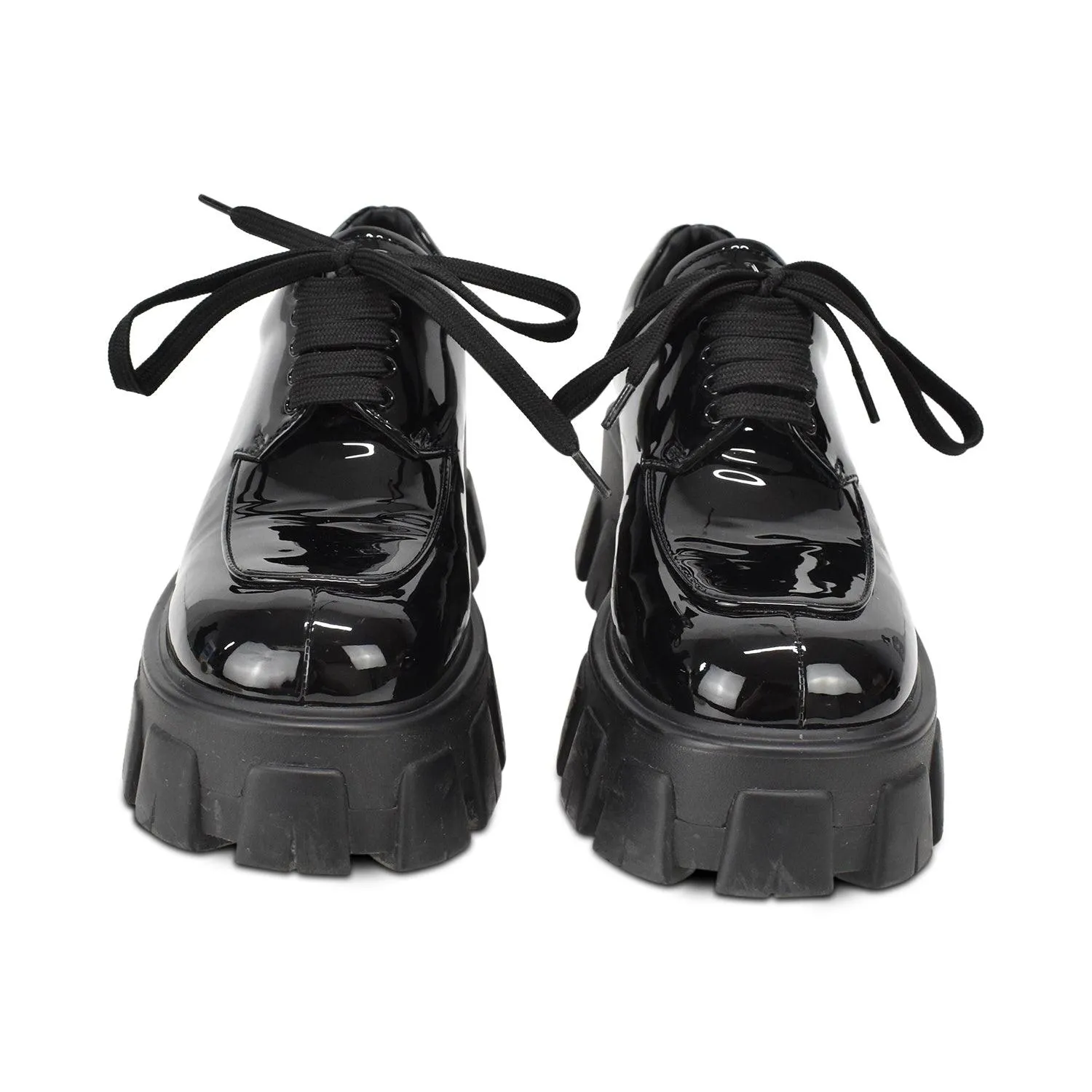 Prada 'Monolith' Derby Shoes - Women's 35