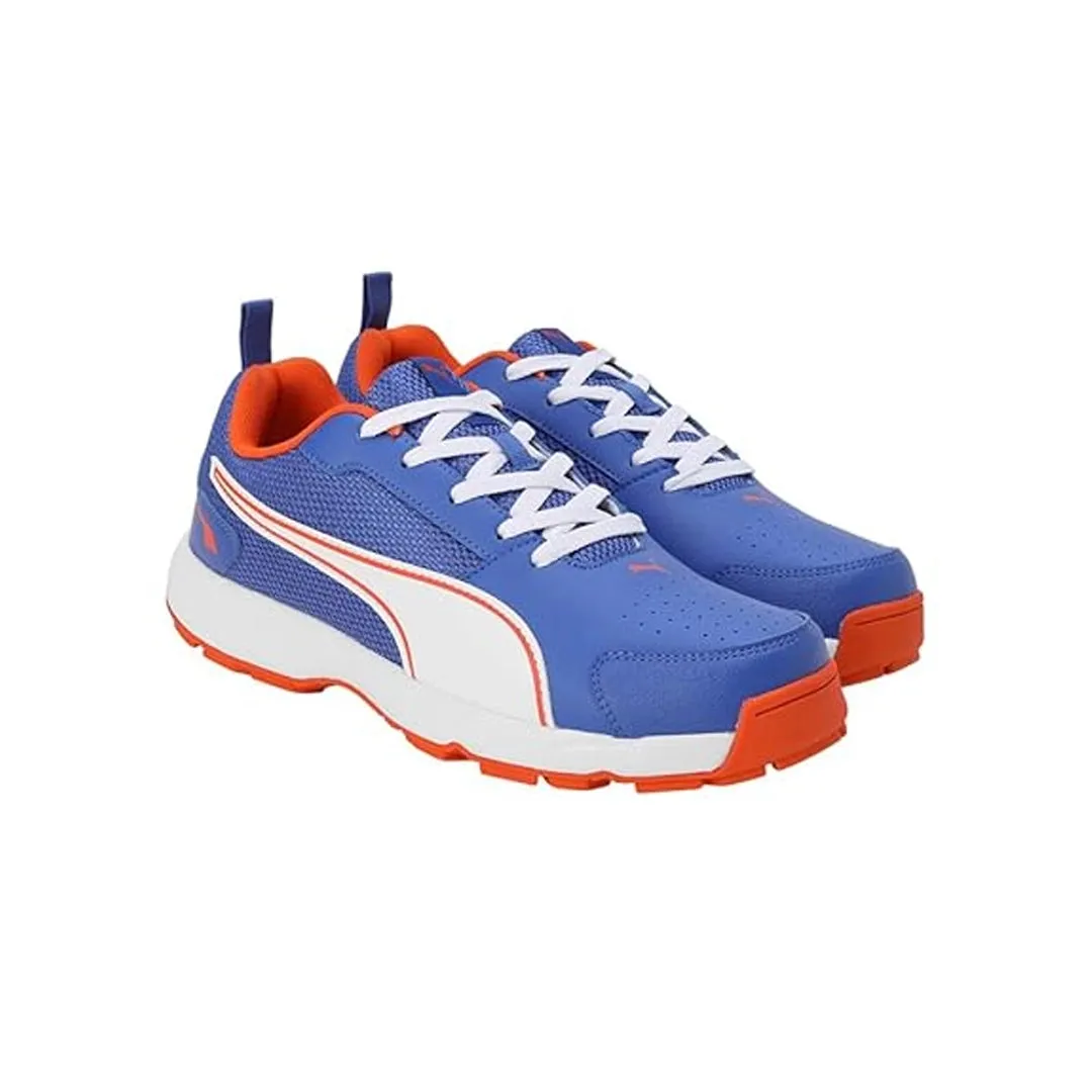Puma Cricket High Run Men's Shoes (Royal Sapphire-White-Cayenne Pepper) 10780604