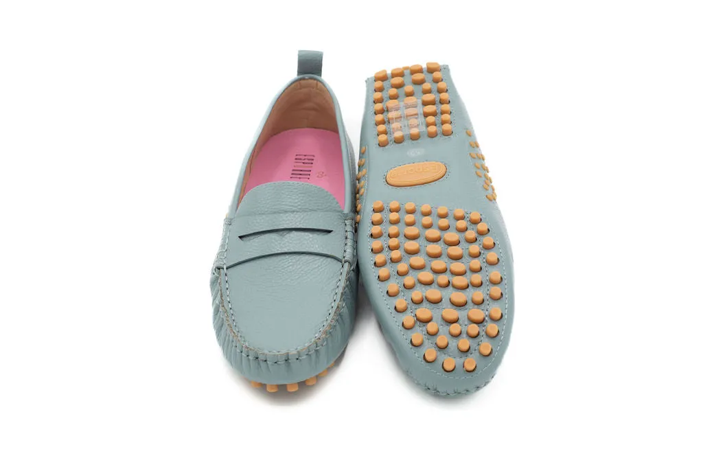 Riv Chambray Grainy Leather