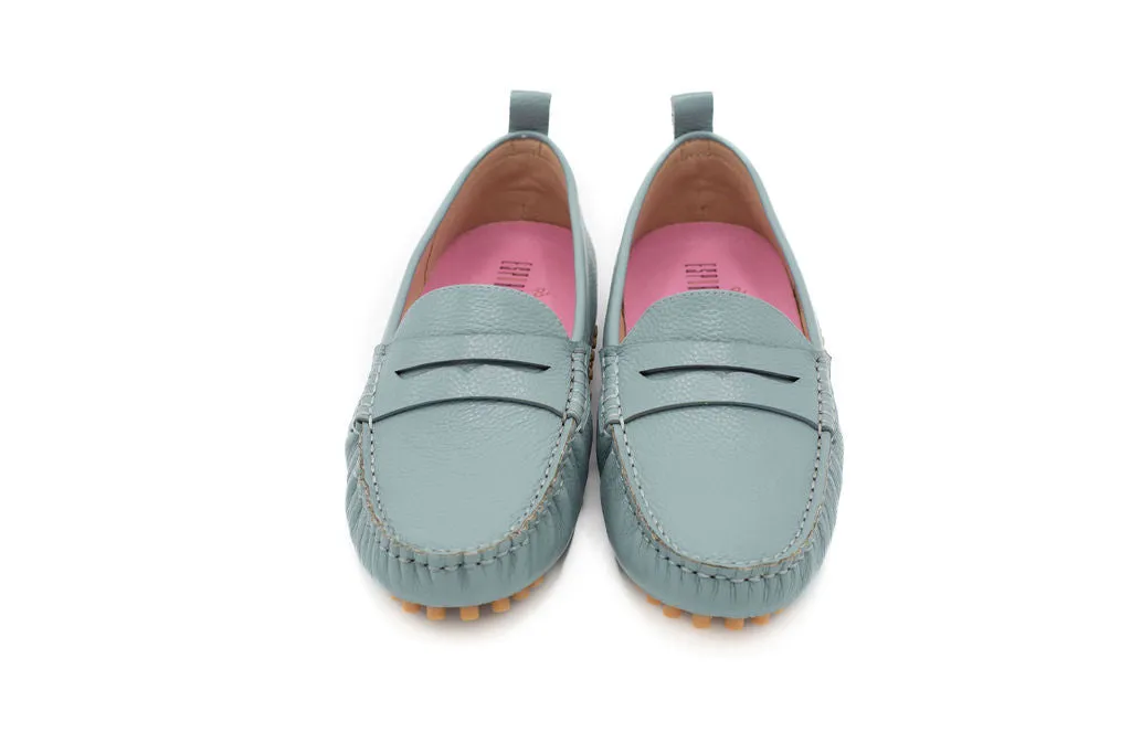 Riv Chambray Grainy Leather
