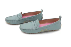 Riv Chambray Grainy Leather