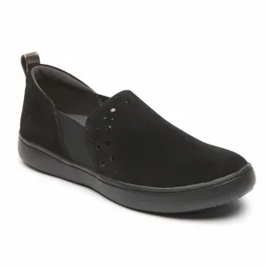 Rockport Women CITY LITE ARIELL DBL GORE BLACK/SUEDE