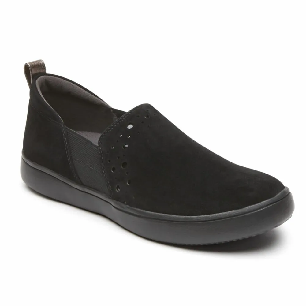 Rockport Women CITY LITE ARIELL DBL GORE BLACK/SUEDE