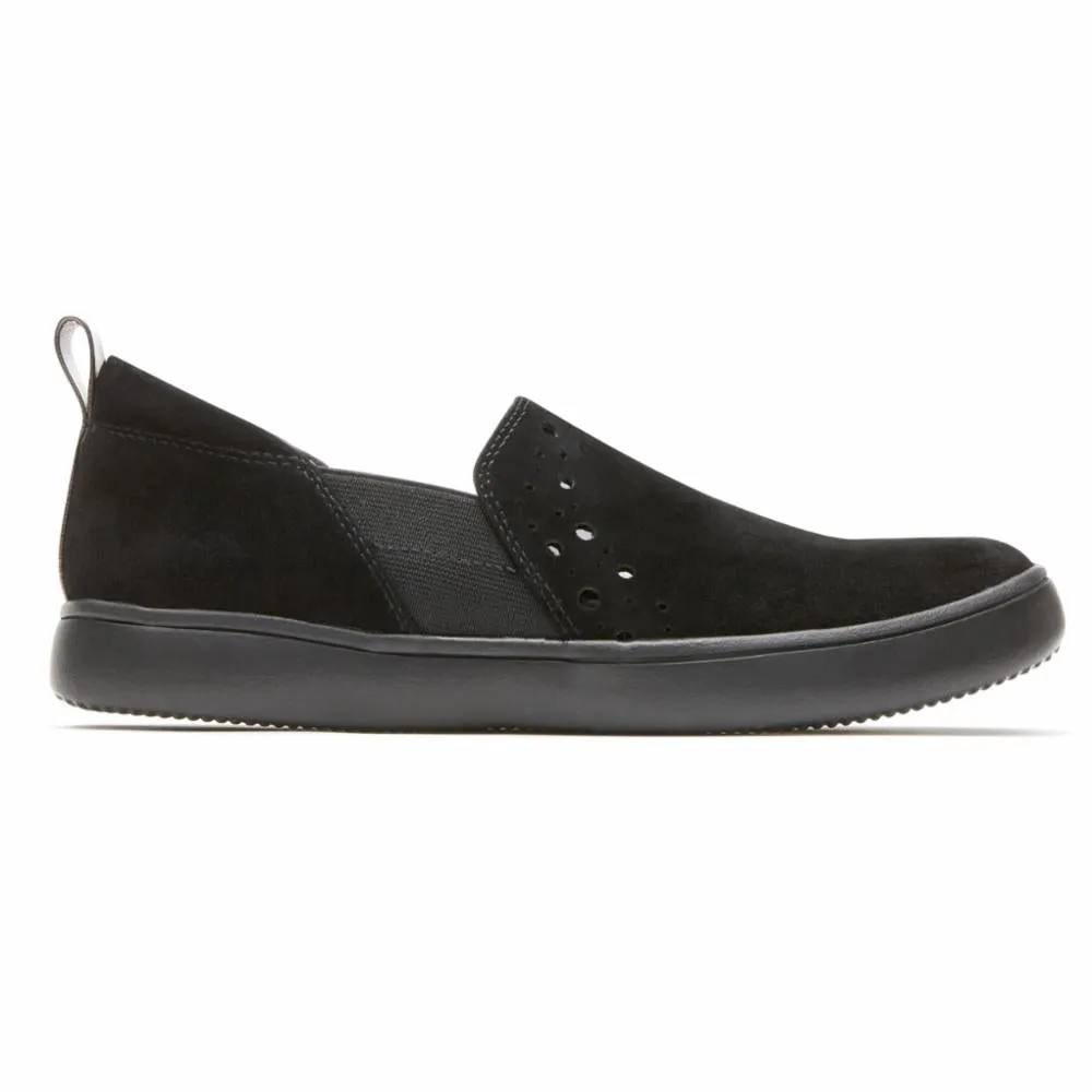 Rockport Women CITY LITE ARIELL DBL GORE BLACK/SUEDE